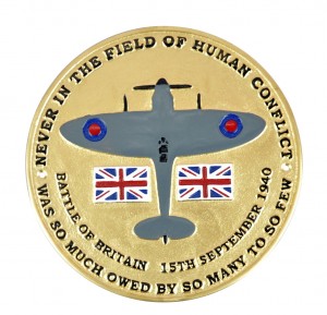 Battle Of Britain Plaque - Cast Iron - 24cm