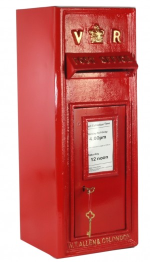 Royal Mail VR Post (Box Only) Red 67cm