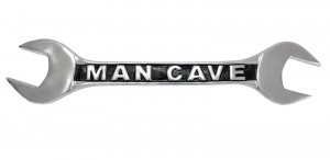 ManCave Spanner Plaque - Cast Aluminium - 90cm