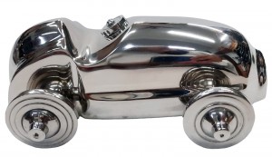 Vintage Racing Car - Cast Aluminium - 24cm