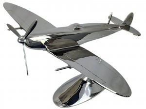 Cast Aluminium Spitfire Model Plane Giant  - 114cm