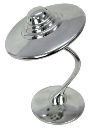 UFO on Base - Cast Aluminium - 30.5cm