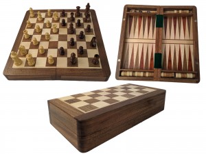 Chess And Backgammon Magnetic 25.5cm
