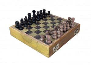 Soap Stone Chess Box 20cm