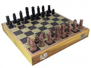 Soap Stone Chess Box 30cm