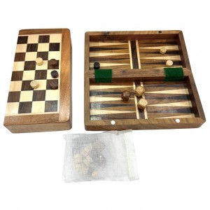 Magnetic Chess and Backgammon - 20.3cm