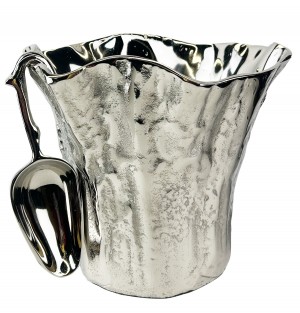 28cm Large Artisan 3/6 Bottle Ice Bucket With Ice Scoop N/P