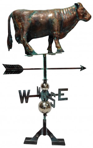 Copper Art - 3D Cow Weathervane - 102cm
