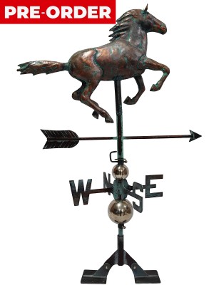 Copper Art - 3D Horse Weathervane - 98cm 