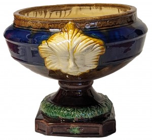Majolica Mark Head Plant Pot 31cm