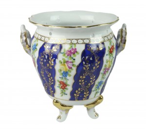 Blue  2 Handled  Pot-N 22cm