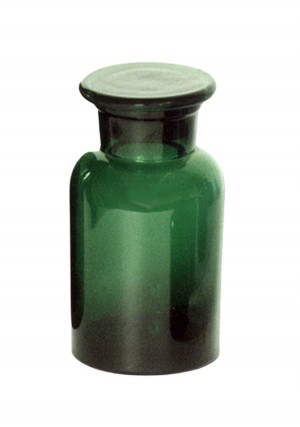 Medicine Bottle with Lid Green 17cm ** In  Addition to a Carriage Paid Order  **