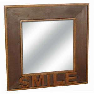 Acacia Lisbon Smile Mirror 60cm