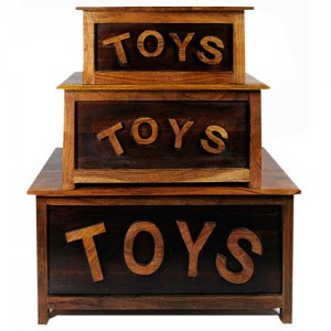 Acacia Lisbon Set/3 Toy Boxes **Ex Display**