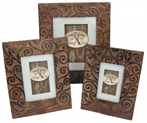 Set/3 Tree Of Life Photo Frames 36.8cm