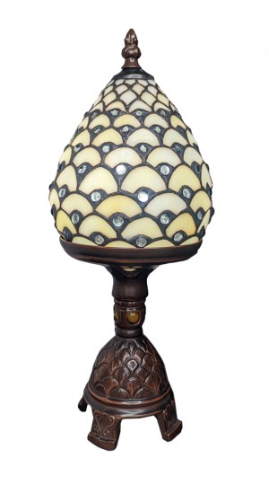 Pinecone Tiffany Table Lamp 33cm