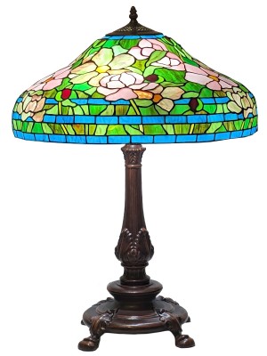 Flowers Tiffany Table Lamp - 65cm
