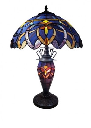 Double Lamp With Resin Base 56cm Medium - New Design