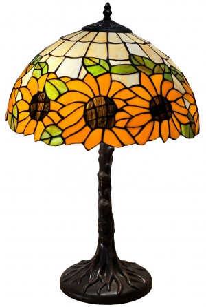 Large Tiffany Lamp - Sunflower Design 2
