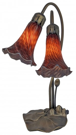 Double Lily Lamp Venetian Sunset Shade - 40cm