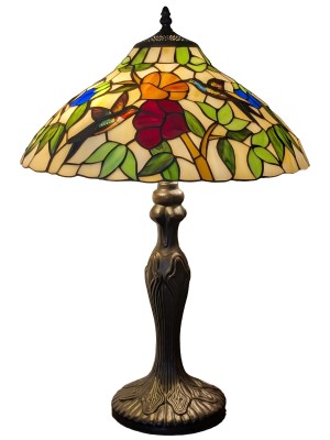 Humming Bird Design Tiffany Table Lamp 56cm (Large) 
