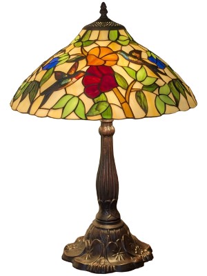 Humming Bird Design Tiffany Table Lamp 56cm (Large) 