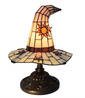 Wizard - Witches Sun Hat Table Lamp - 33cm 