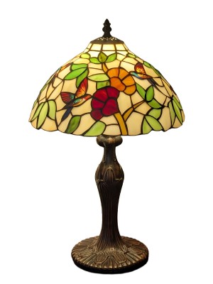 Humming Bird Design Tiffany Table Lamp 46cm (Medium) 