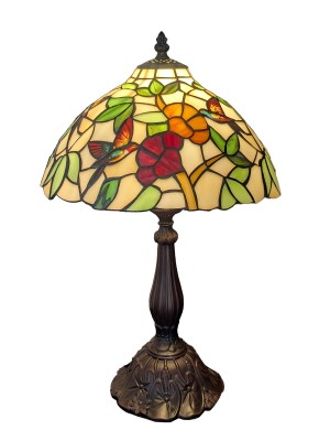 Humming Bird Design Tiffany Table Lamp 46cm (Medium) 