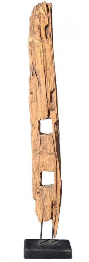 Wood Carving With Stand With Holes 170cm