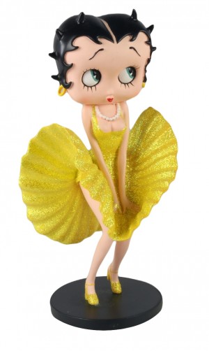 Betty Boop Cool Breeze (Yellow Glitter) 32cm