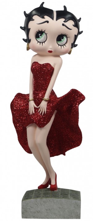 Betty Boop Posing (Red Glitter Dress) 29.5cm