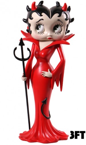 Betty Boop Devil 98cm - Red Dress With Black Tail
