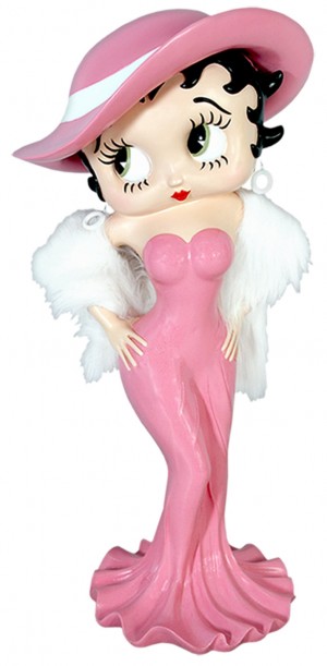 Betty Boop Madam 3ft (Pink Glitter Dress)