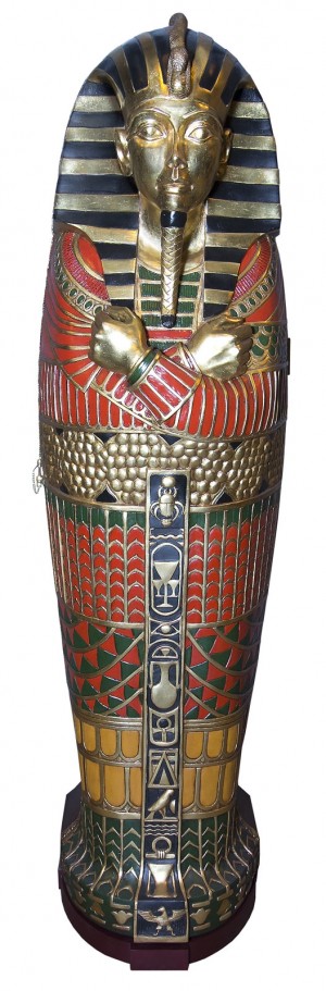 Egyptian Sarcophagus CD/DVD Holder - 192cm