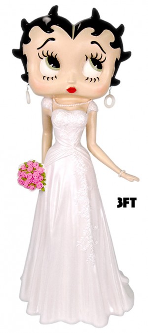Betty Boop Wedding 3ft