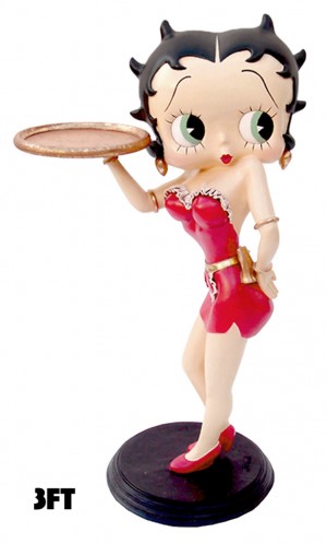 Betty Boop Waitress 3ft