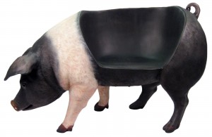 Fat Pig Bench - 128cm