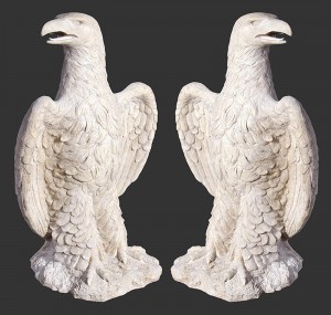 Guardian Eagle (Left Only) - Roman Stone Finish - 88cm