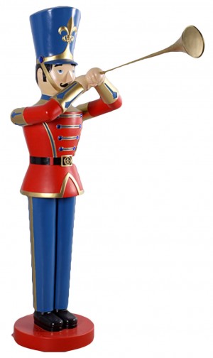Toy Soldier with Trumpet 6ft **SECONDS**