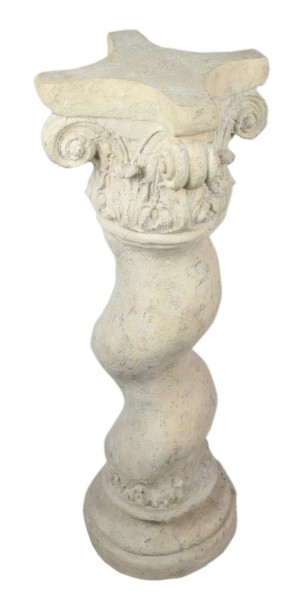 Bernini Column - Roman Stone Finish - 92.5cm *Ex Display*