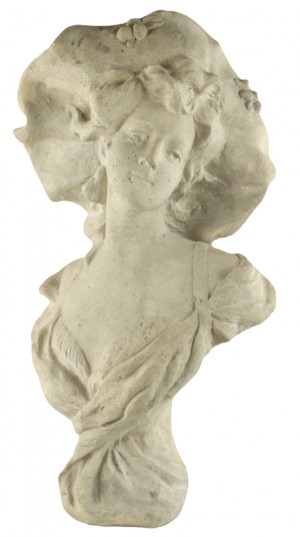 Suzanne Bust - Roman Stone Finish - 71cm 