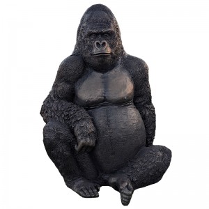 Silver Back Gorilla - Imperial Bronze Finish 114cm