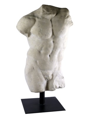 Andrea Male Torso - Roman Stone Finish - 78cm