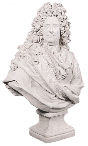 Louis XIV Bust - Roman Stone Finish - 106cm