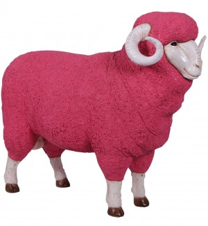 Merino Ram - Pink - 110cm