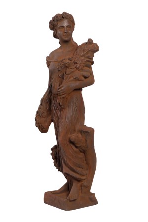 Goddess of Spring (Woodgrain) 112cm - Rust Finish 