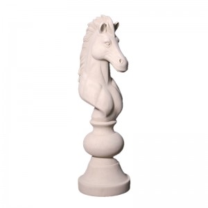 Chess Piece - Knight - Small - 87cm - Roman Stone Finish
