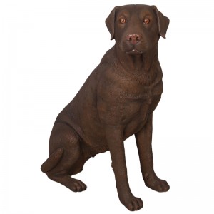 Sitting Labrador - Brown - 81cm