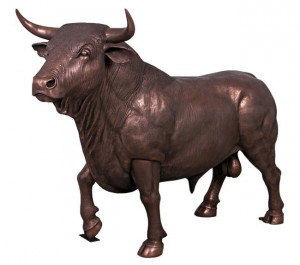 Spanish Fighting Bull - Bronze Finish - 220cm